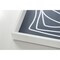 Amanti Art Decorative Wood Tray 13"x19" featuring 'Lines in Blue' by Beth Vassalo by Beth Vassalo Framed Art Print